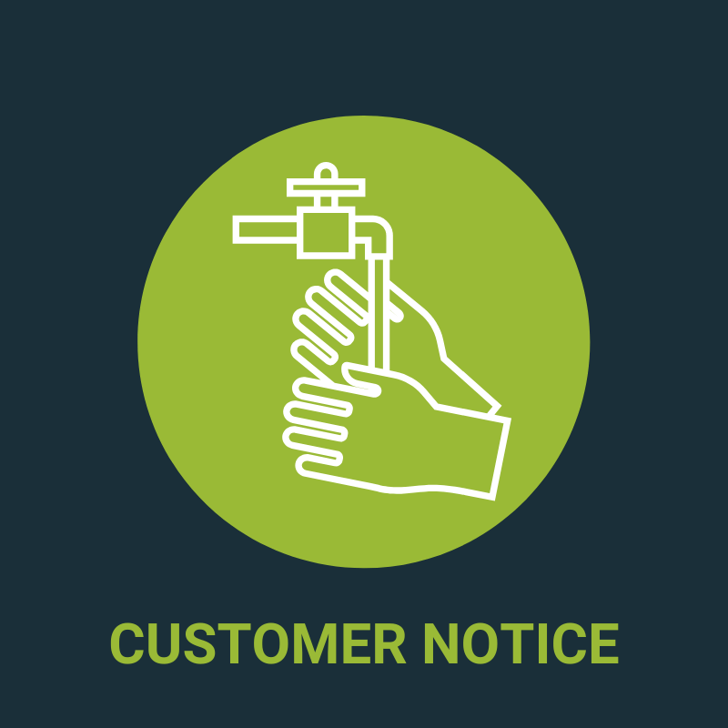 Customer notice Covid19